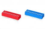 Slide Recessed type dip switch 1~12pins